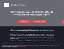 Tablet Screenshot of certificadosmedicosoviedo.com